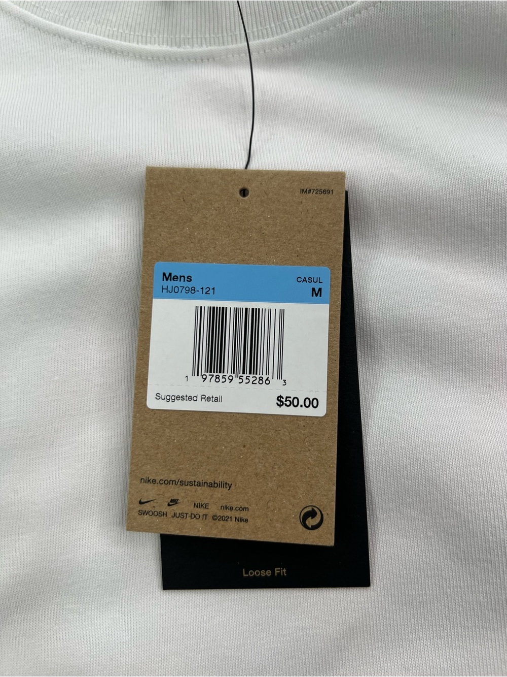 NIKE ACG SUMMIT WHITE ORANGE MAX90 T-SHIRT LOOSE FIT - Picture 7 of 8